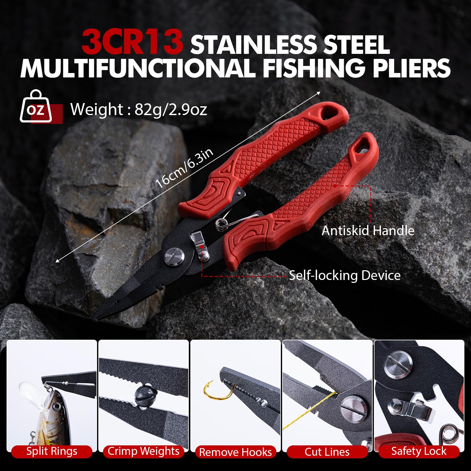 Accesorios de pesca Goture, al - Fishing Hook Remover reseña y precio
