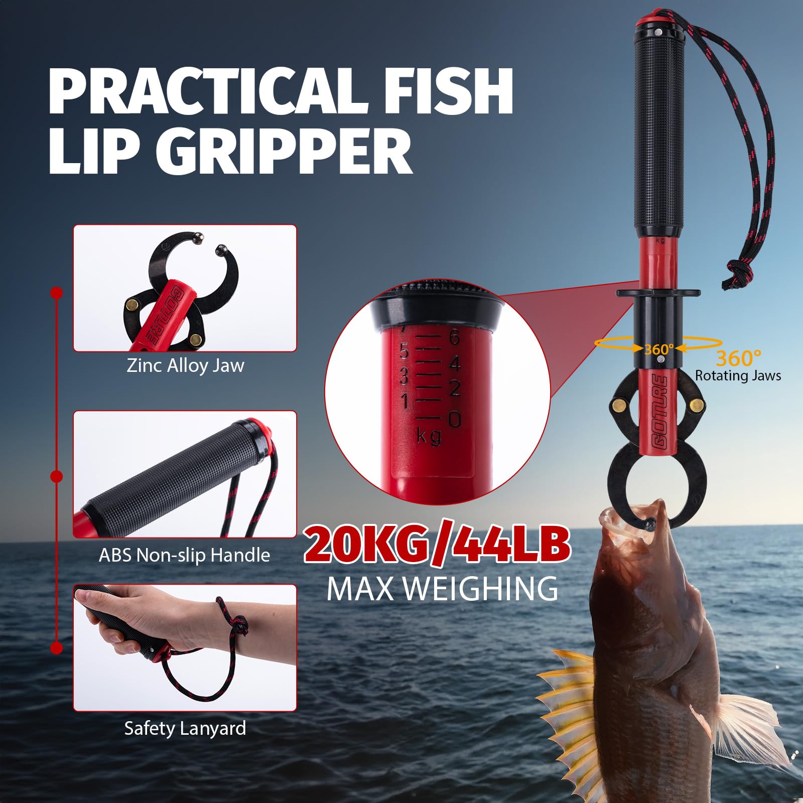Accesorios de pesca Goture, al - Fishing Hook Remover reseña y precio