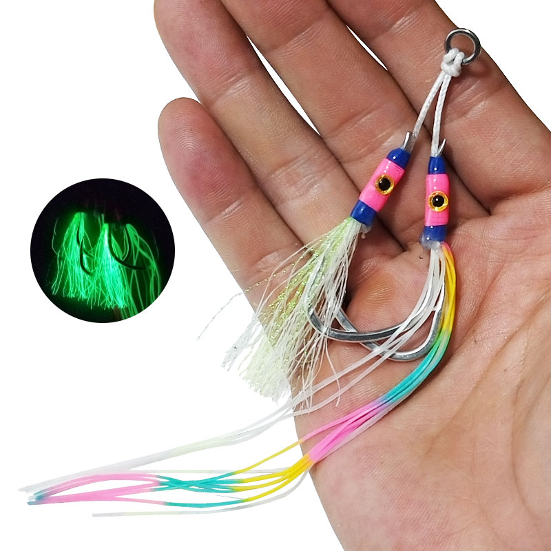 2 pares/bolsa de anzuelos lumi - Fishing Hook Assortment reseña y precio