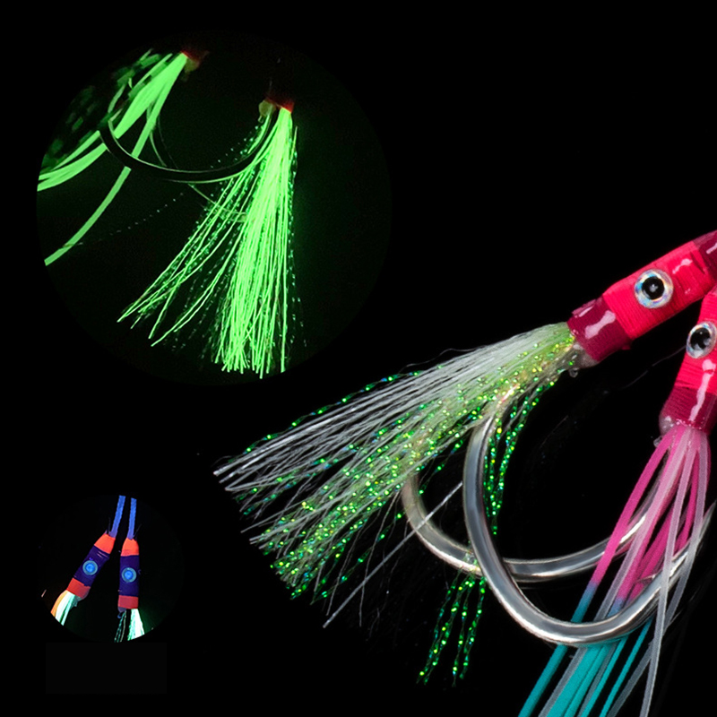 2 pares/bolsa de anzuelos lumi - Fishing Hook Assortment reseña y precio