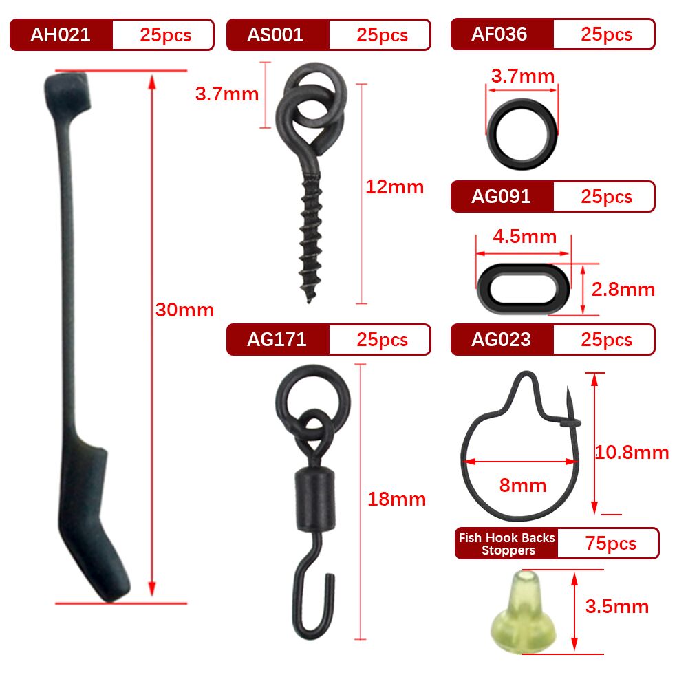 Anzuelos giratorios para pesca - Fishing Hook Box reseña y precio