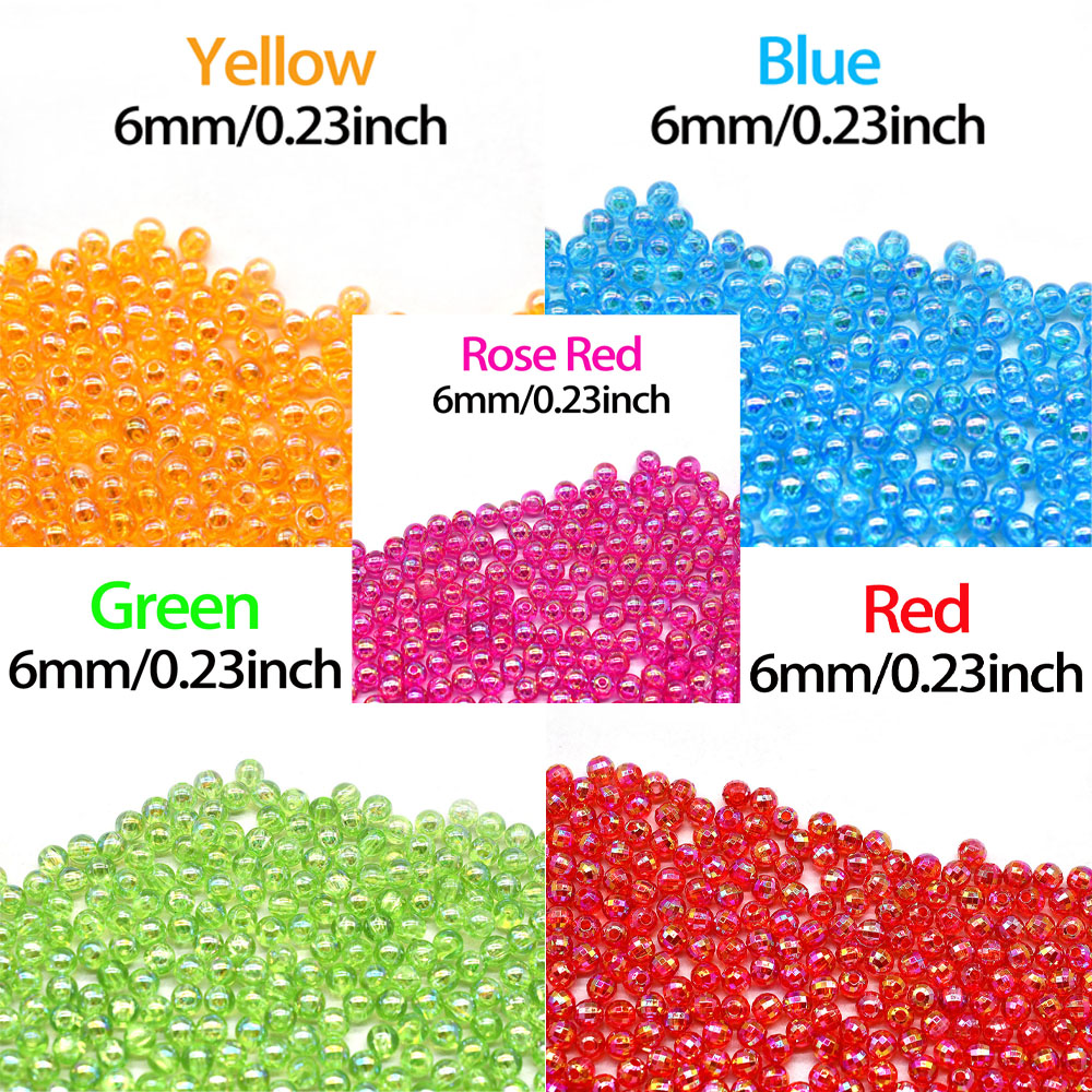 MNFT Mix 5 Colores Cuentas Red - Fishing Hook Size reseña y precio