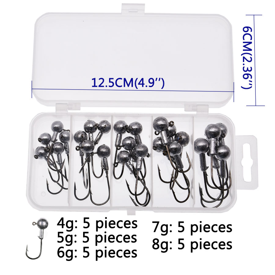 WODJYJ, caja de anzuelos de pe - Fishing Hook Box reseña y precio