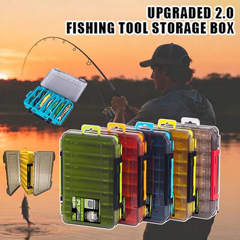 Caja de aparejos compacta de d - Fishing Hook Box reseña y precio