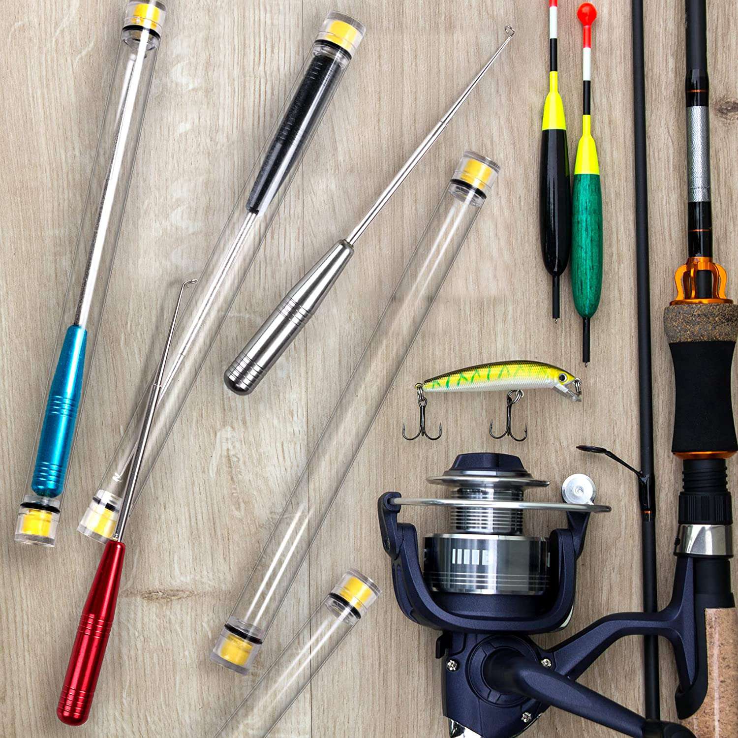 【NUEVO B63C】 Juego de 4 Herram - Fishing Hook Remover reseña y precio
