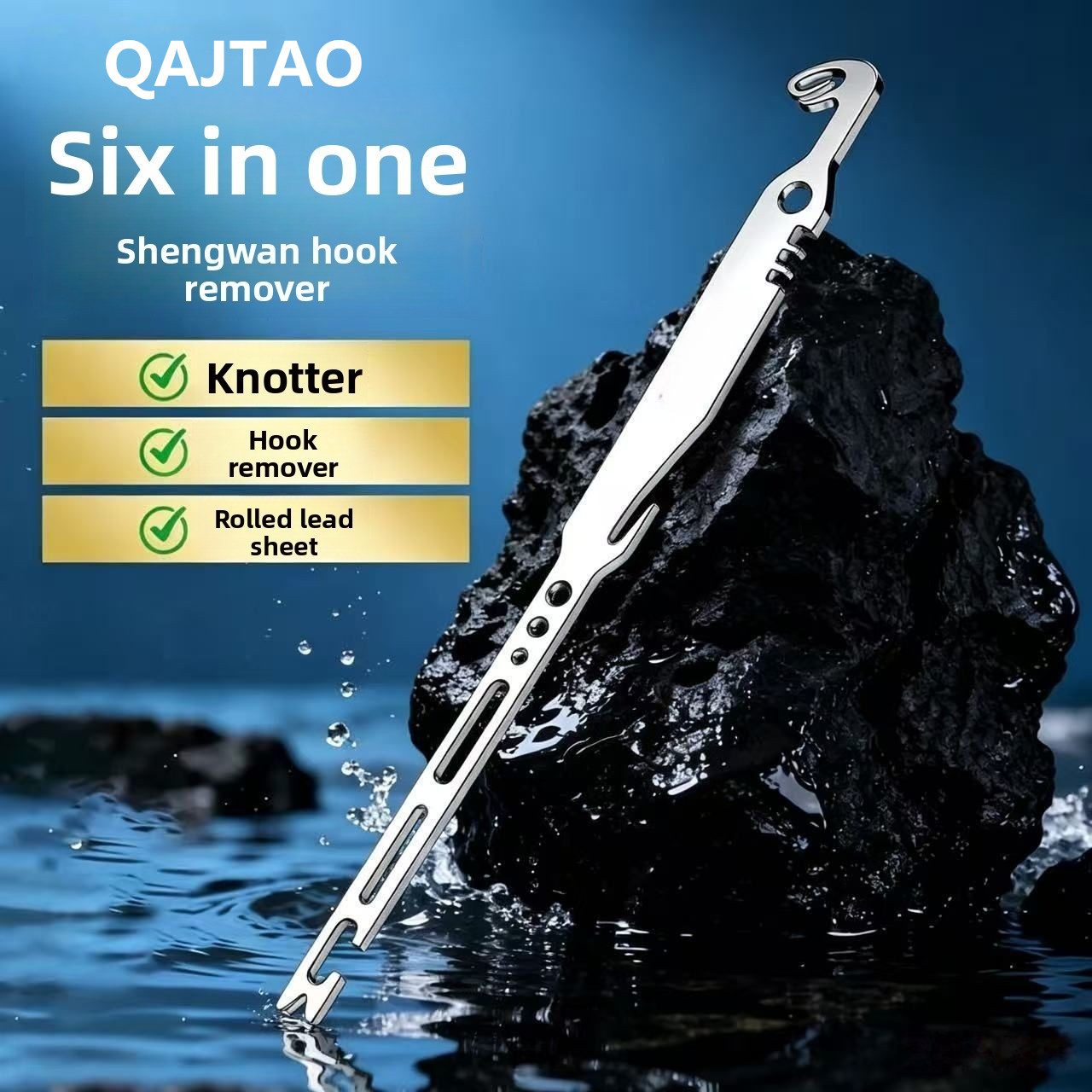 QAJTAO, juego de 4 piezas, ext - Fishing Hook Remover reseña y precio